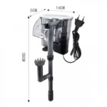 Αθόρυβο Εξωτερικό Κρεμαστό Φίλτρο Ενυδρείου JENECA XP-05 2 σε 1 για Καθαρισμό Βυθού, Επιφανείας & Πρωτεϊνικού Φιλμ 180Lt/H