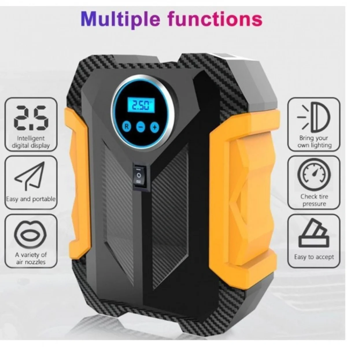 Carsun C1399 Κομπρεσέρ Τρόμπα Αέρος Αυτοκινήτου Αυτόματη