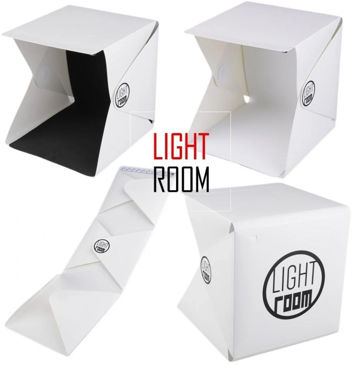 Μίνι Αναδιπλούμενο Στούντιο Φωτογράφισης LightRoom 30cm με Ενσωματωμένο Φωτισμό LED