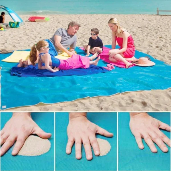 Έξυπνη Ψάθα - Χαλάκι Παραλίας Που Δεν Κρατάει Την Άμμο 200x200cm