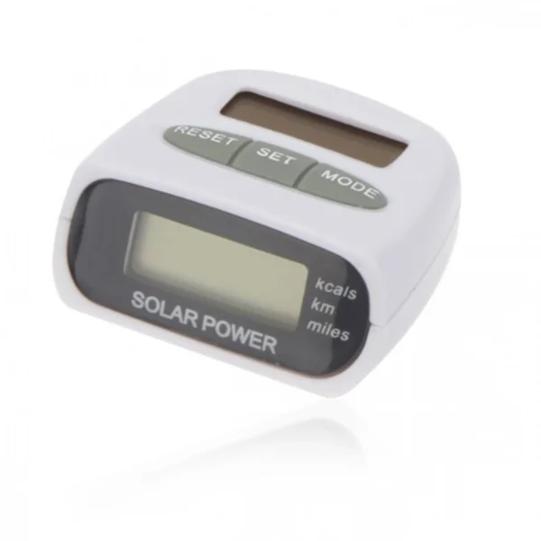 Ηλιακός Ψηφιακός Βηματομετρητής - Υπολογιστής Απόστασης και Θερμίδων - Mini Fitness Computer HOYOU