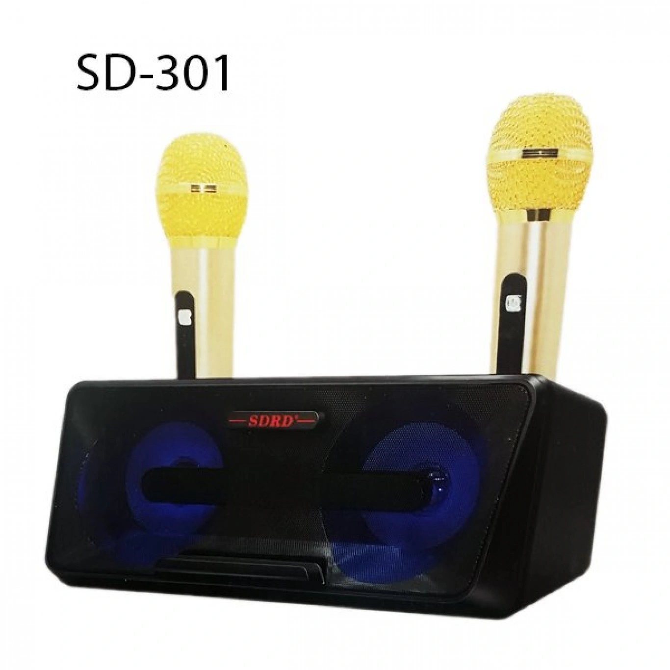 Φορητό Ηχοσύστημα Bluetooth USB/SD Karaoke Με 2 Μικρόφωνα Mp3 Player - Multimedia Speaker Μαύρο SD-301 Φορητό Ηχοσύστημα Bluetooth USB/SD Karaoke Με 2 Μικρόφωνα Mp3 Player - Multimedia Speaker Μαύρο SD-301