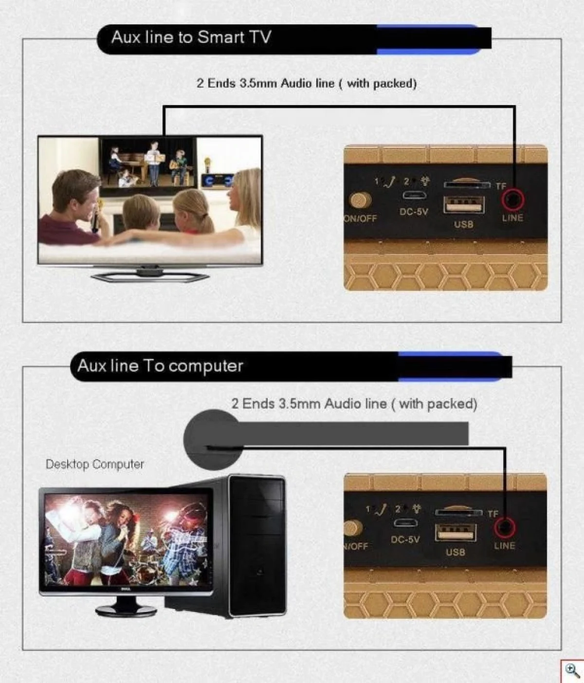 Φορητό Ηχοσύστημα Bluetooth USB/SD Karaoke Με 2 Μικρόφωνα Mp3 Player - Multimedia Speaker Μαύρο SD-301