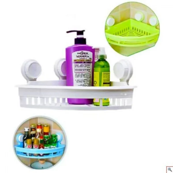 Γωνιακό Ράφι Αποθήκευσης για το Μπάνιο - Ντουζιέρα - Multicolored Corner Rack