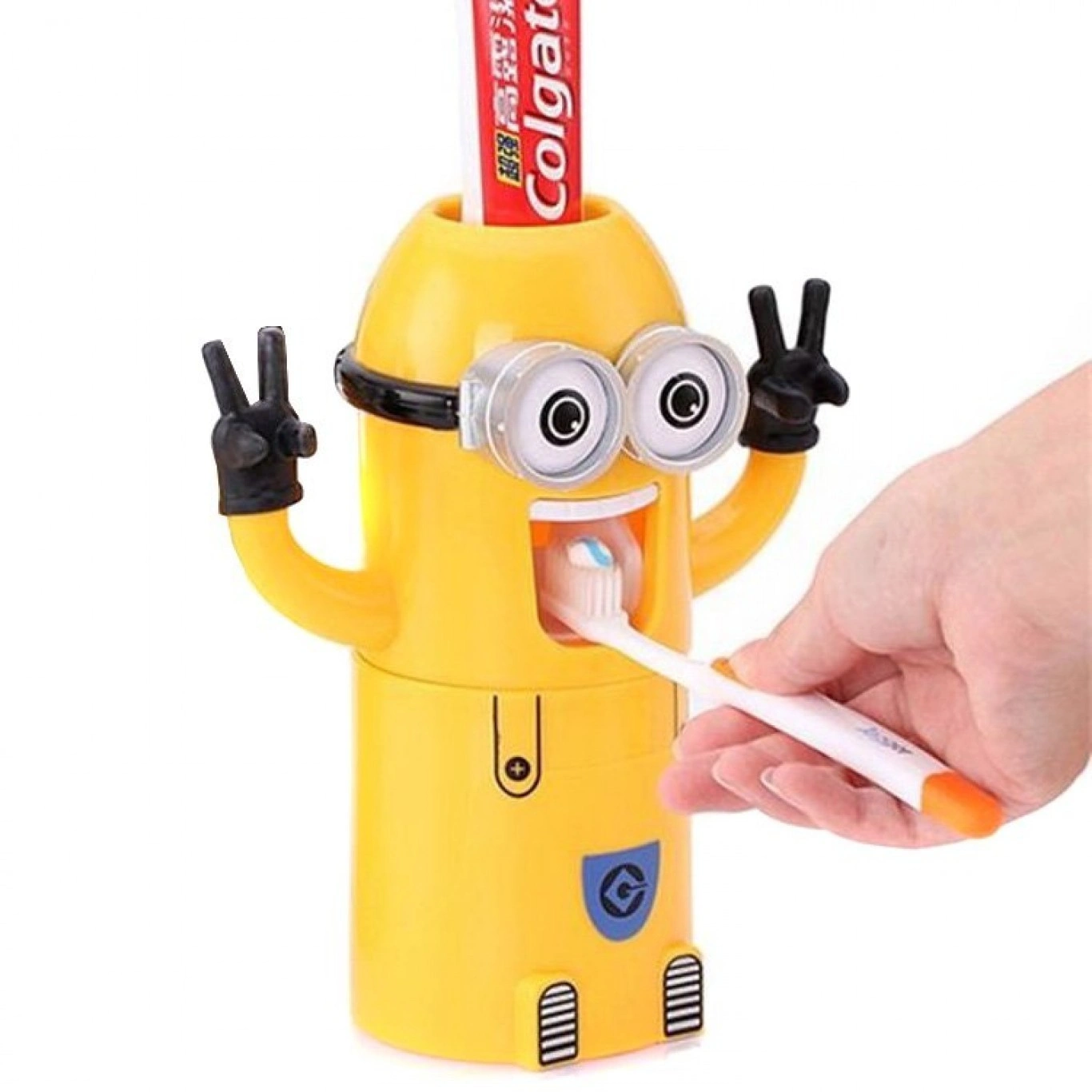 Παιδικό Σετ Dispenser και Θήκη για 2 Οδοντόβουρτσες Minions Παιδικό Σετ Dispenser και Θήκη για 2 Οδοντόβουρτσες Minions