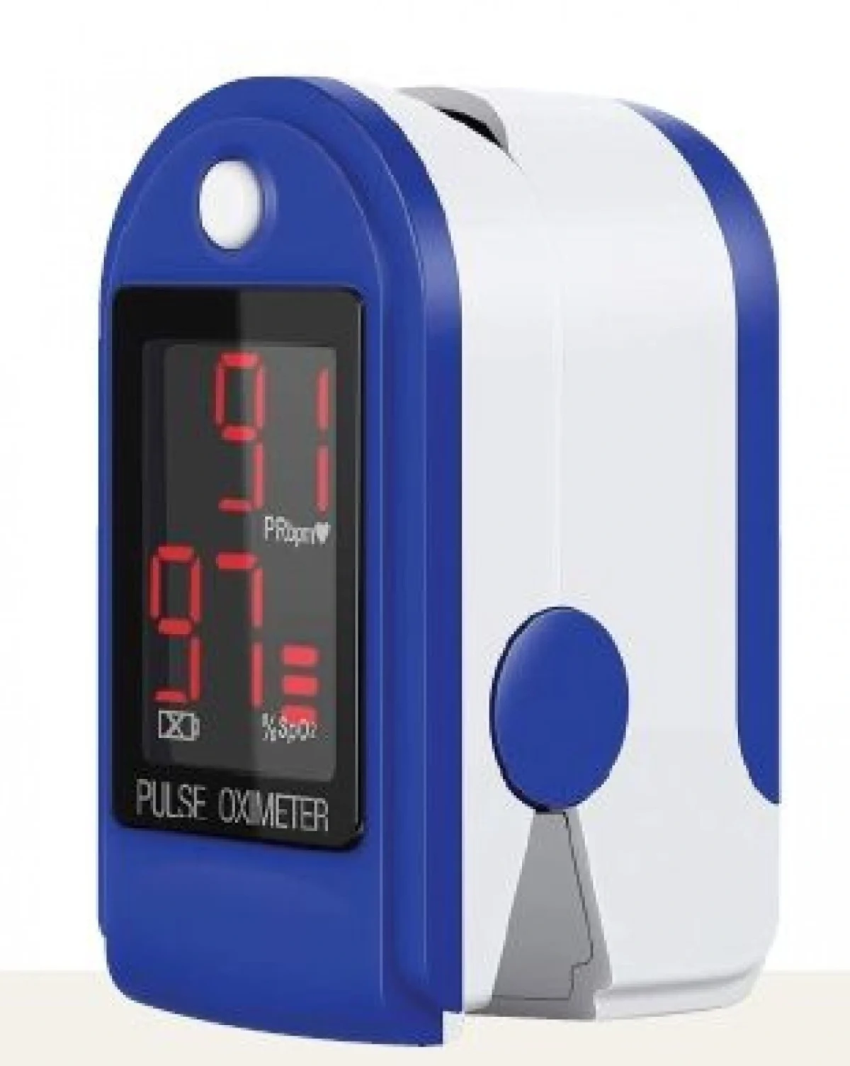Παλμικό Οξύμετρο Δακτύλου με Ζωντανό Σφυγμόμετρο, Ευδιάκριτη Οθόνη LED 2 Πλευρών - Fingertip Pulse Oximeter, SpO2 / Heart Rate Sensor