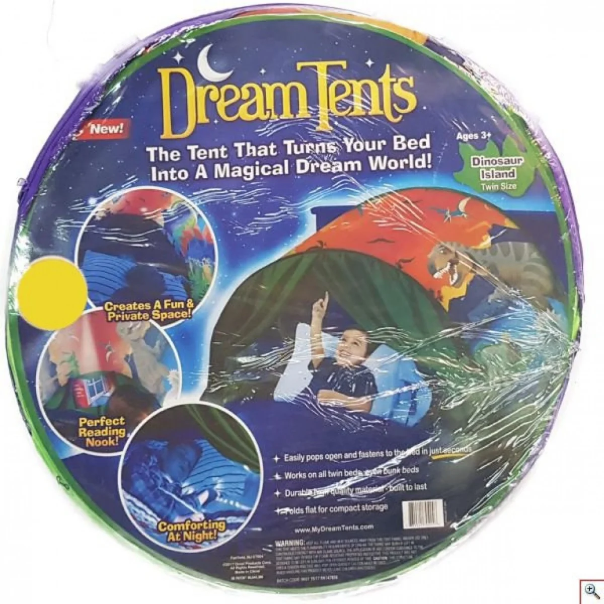 Παιδική Σκηνή Κρεβατιού με Δεινόσαυρους - Pop Up Dream Tents Dinosaur Island