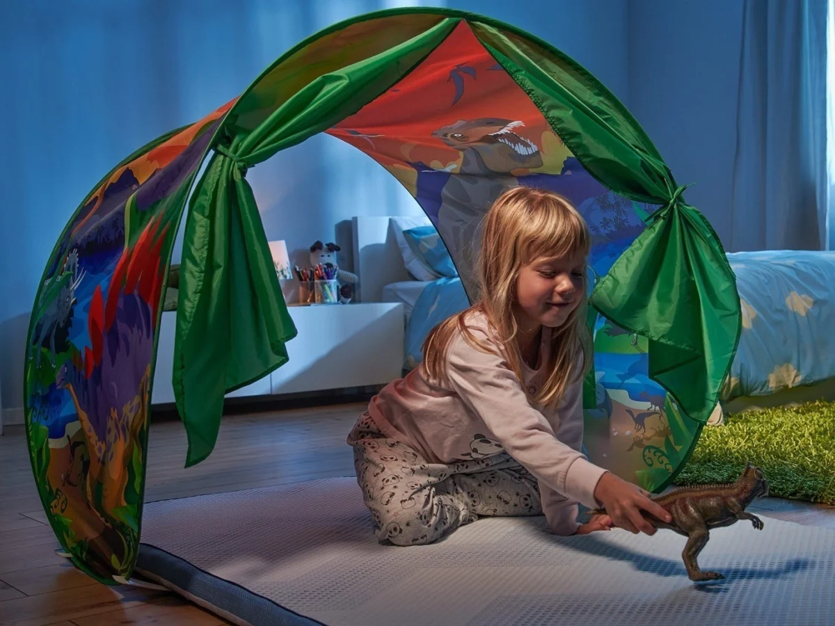 Παιδική Σκηνή Κρεβατιού με Δεινόσαυρους - Pop Up Dream Tents Dinosaur Island