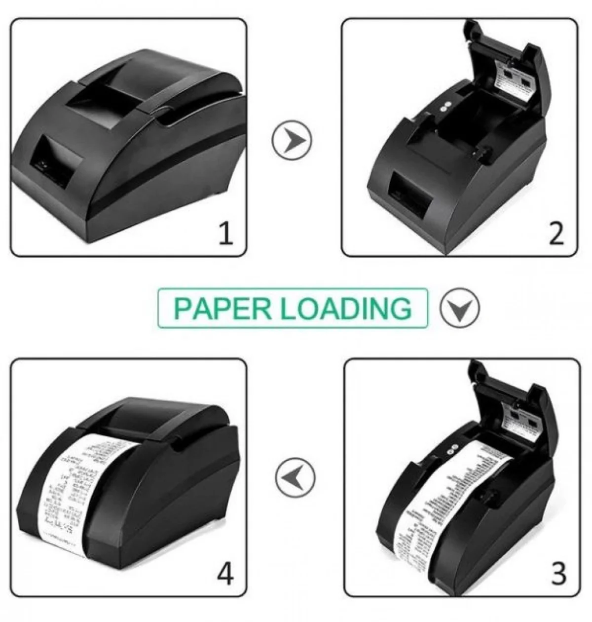Θερμικός Εκτυπωτής Ετικετών και Αποδείξεων - OEM - USB 58mm