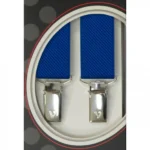 Τιράντες Unisex 25mm με 4 κλίπς Victoria Μπλέ Ρουά