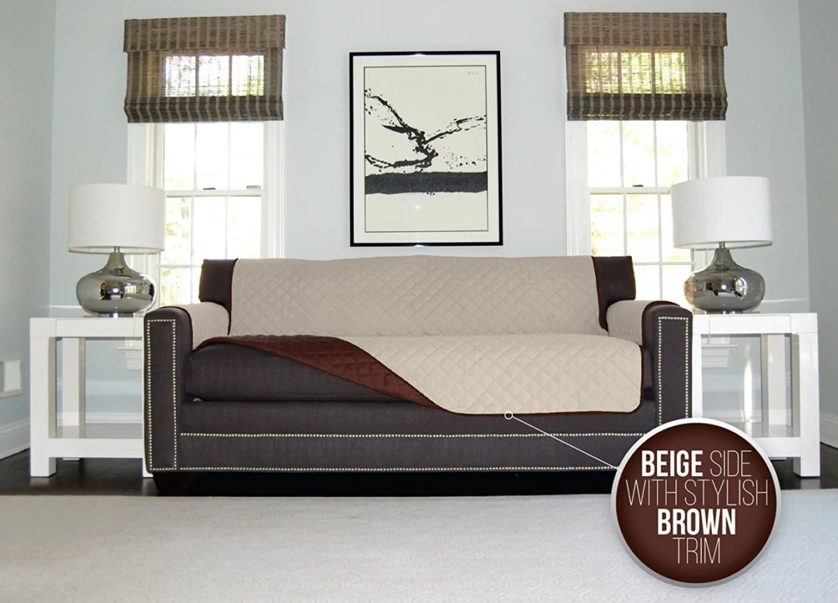 Πρακτικό Κάλυμμα Καναπέ 230x160cm 2 Όψεων Κατοικίδιων για Ανανέωση & Καθαριότητα - Sofa Safer