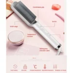 Κεραμική Θερμαινόμενη Βούρτσα Μαλλιών για Ίσιωμα - Hair Straightener