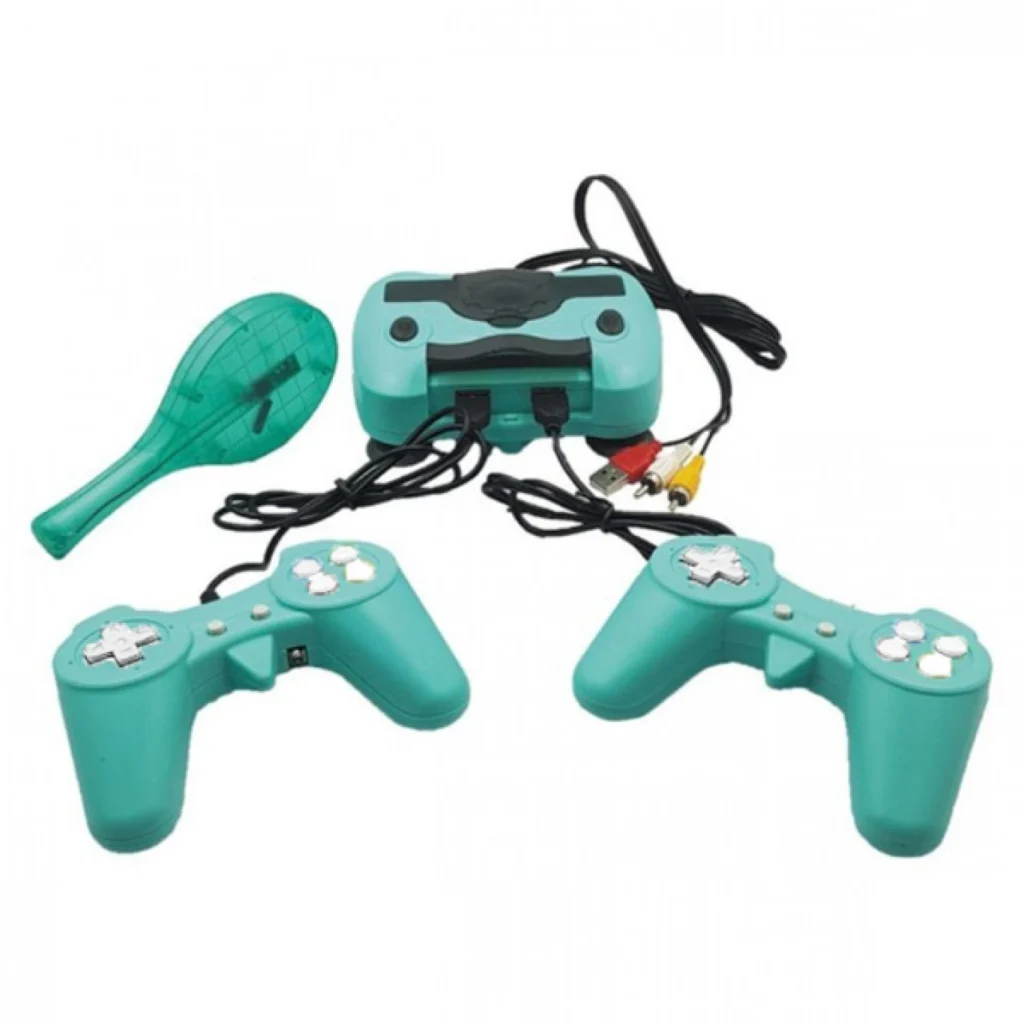 Κονσόλα 3000 Παιχνίδια 8bit με 2 Τηλεχειριστήρια & 1 Ασύρματη Ρακέτα - Παιχνιδομηχανή Interactive Tennis Game