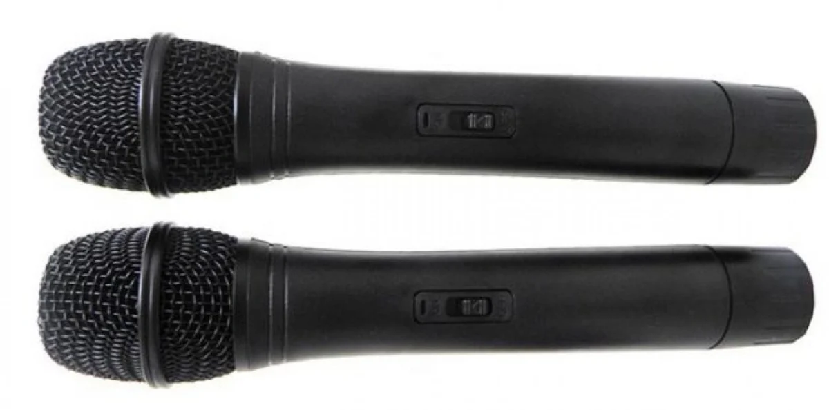 Επαγγελματική Συσκευή Karaoke VHF με Δύο Ασύρματα Μικρόφωνα - DIGITAL WVNGR