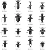 Πλαστικά Κουμπώματα Κλιπς σε Κασετίνα 229 Τεμάχια