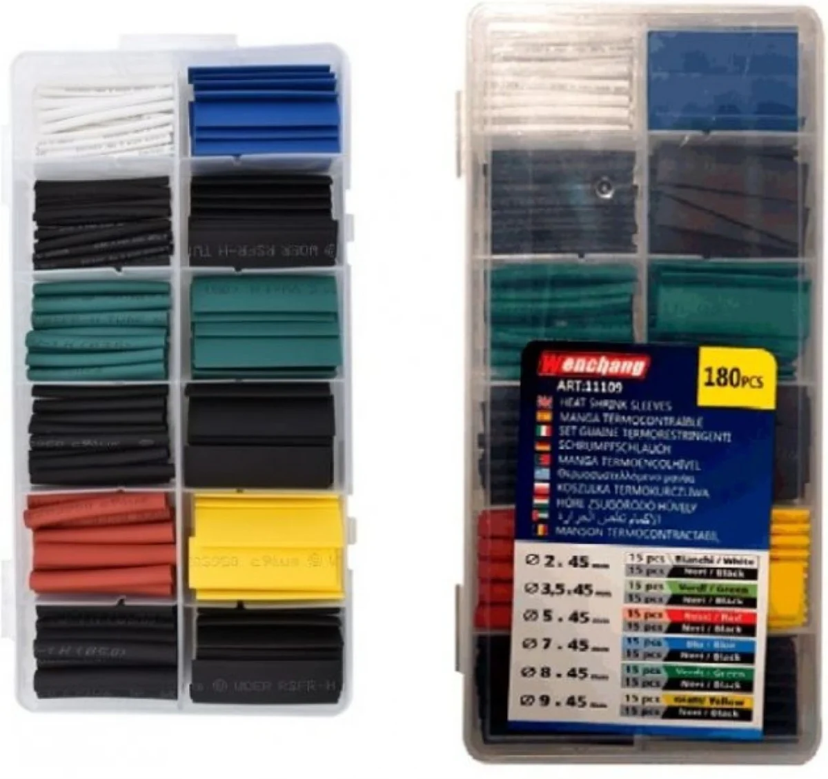 Πλαστικά Κουμπώματα Κλιπς σε Κασετίνα 229 Τεμάχια