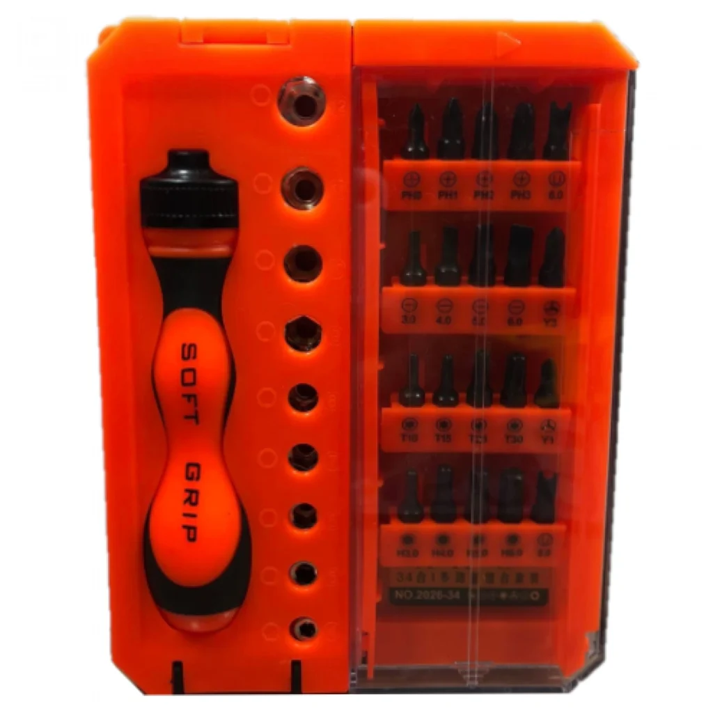 Σετ Εργαλείο με Μύτες και Καρυδάκια 31 Τεμαχίων