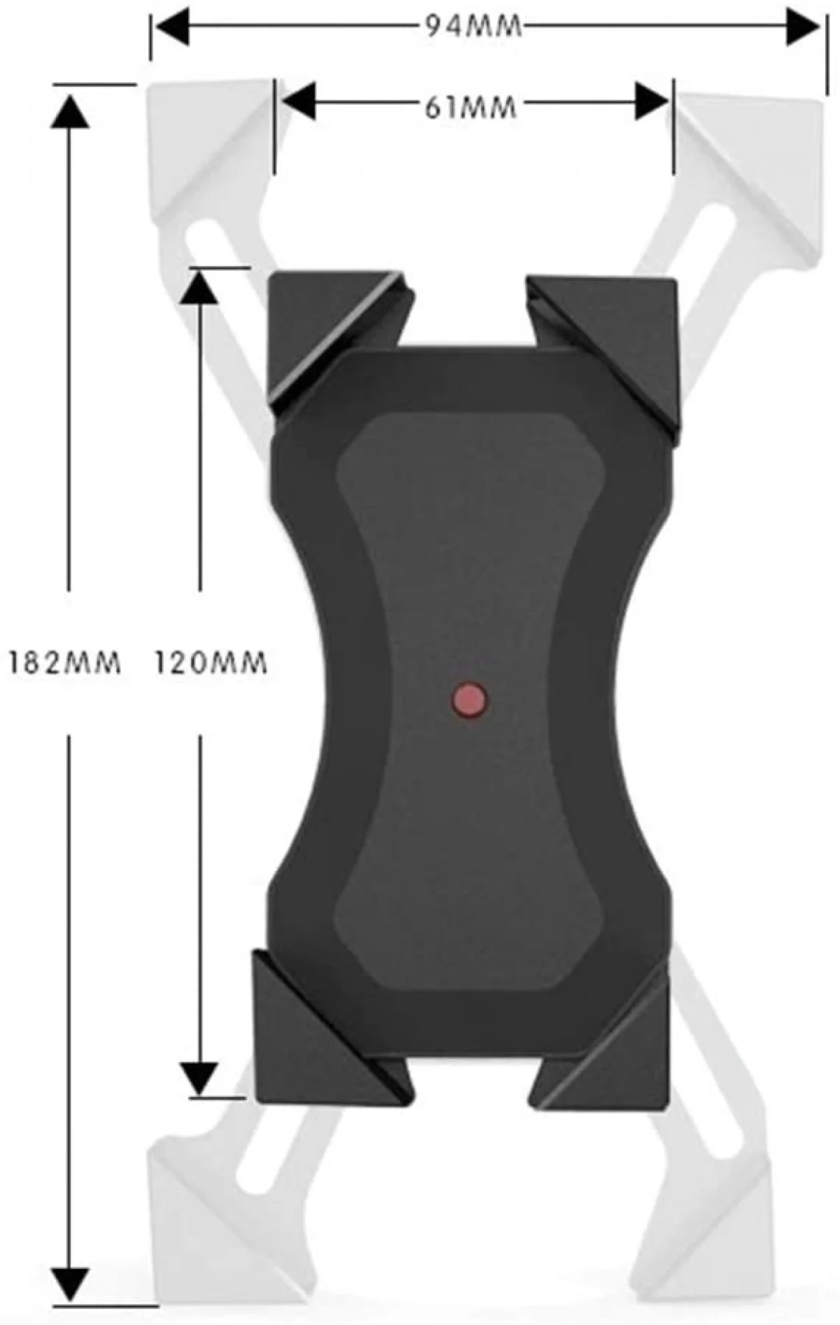 Βάση Κινητού Ποδηλάτου 360 ° - Universal Mobile Holder Bike