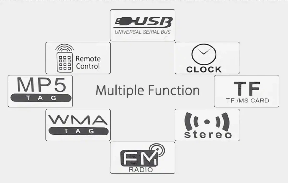 Ηχοσύστημα αυτοκινήτου με οθόνη 7" 2DIN HD Bluetooth GPS OEM- 7020G