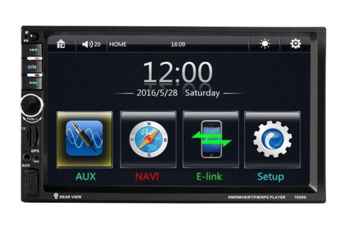 Ηχοσύστημα αυτοκινήτου με οθόνη 7" 2DIN HD Bluetooth GPS OEM- 7020G