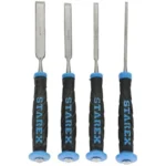 Σετ 4 Σμίλες για Επαγγελματική Εργασία Starex CRV Μεγέθους 6mm,13mm,19mm,25mm