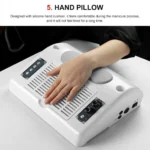 5 σε 1 Επαγγελματικός Τροχός - UV LED Λάμπα & Απορροφητήρας Σκόνης Νυχιών με Φωτισμό