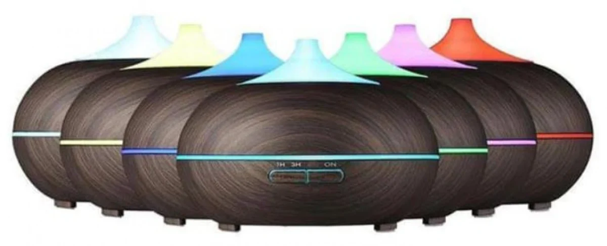 USB Υγραντήρας Υπερήχων & Συσκευή Αρωματοθεραπείας με Χρονοδιακόπτη - Timer, LED Φωτισμό & Πρόγραμμα Εναλλαγής Χρωμάτων - Ultrasonic Diffuser