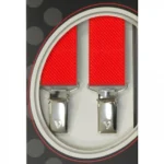 Τιράντες Unisex 25mm με 4 κλίπς Victoria Πορτοκαλί