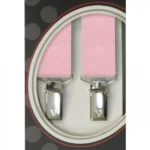 Τιράντες Unisex 25mm με 4 κλίπς Victoria Ρόζ