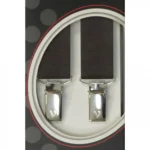 Τιράντες Unisex 30mm με 4 κλίπς Victoria Καφέ Σκούρο