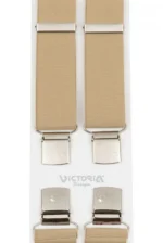 Τιράντες Unisex 36mm με 4 κλίπς Victoria Μπέζ