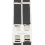 Τιράντες Unisex 36mm με 4 κλίπς Victoria Γκρί Σκούρο