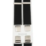 Τιράντες Unisex 36mm με 4 κλίπς Victoria Μαύρο