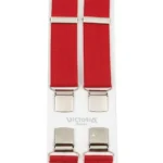 Τιράντες Unisex 36mm με 4 κλίπς Victoria Κόκκινο