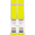 Τιράντες Unisex 36mm με 4 κλίπς Victoria Κίτρινο