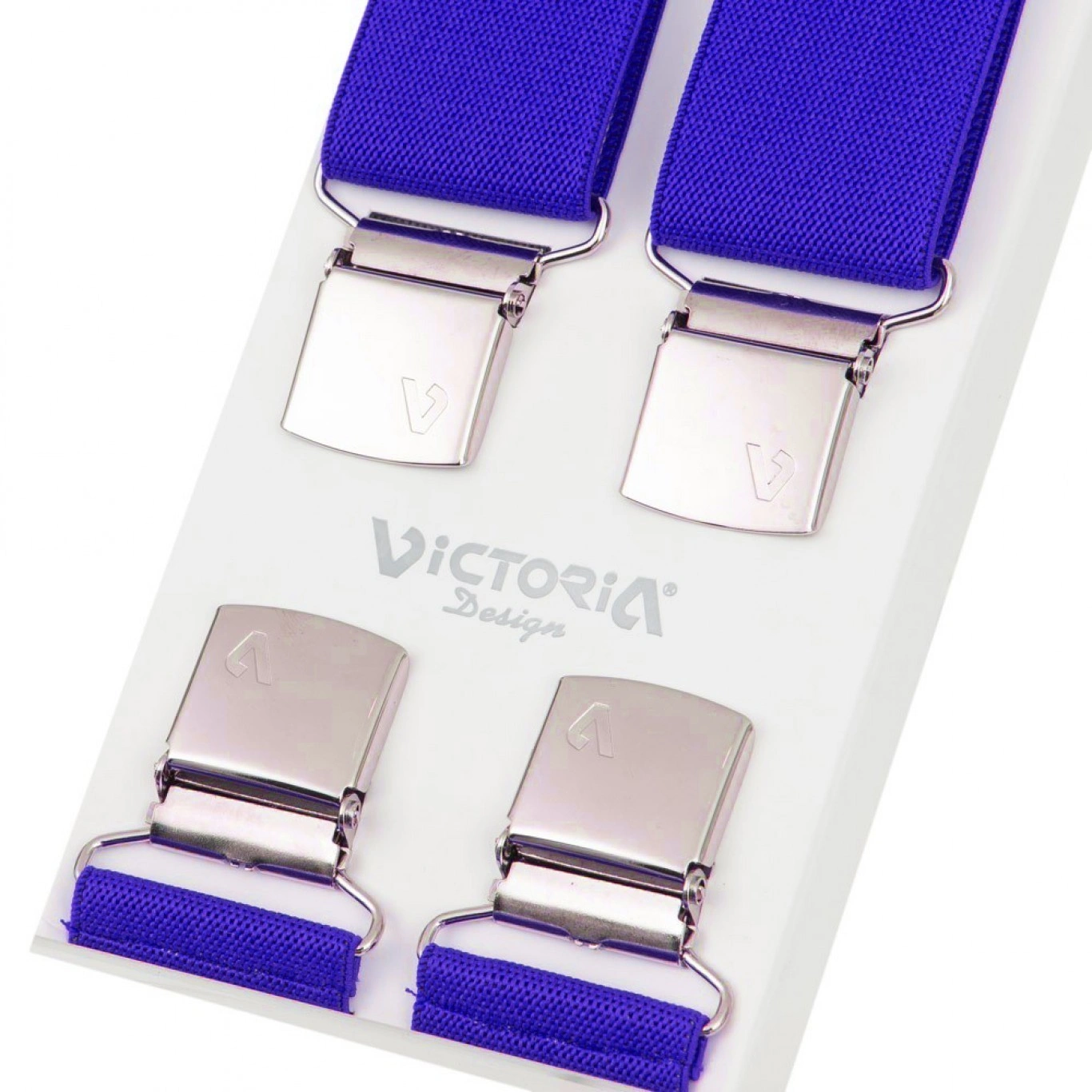 Τιράντες Unisex 36mm με 4 κλίπς Victoria Μπλέ Ρουά Τιράντες Unisex 36mm με 4 κλίπς Victoria Μπλέ Ρουά