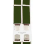 Τιράντες Unisex 36mm με 4 κλίπς Victoria Πράσινο