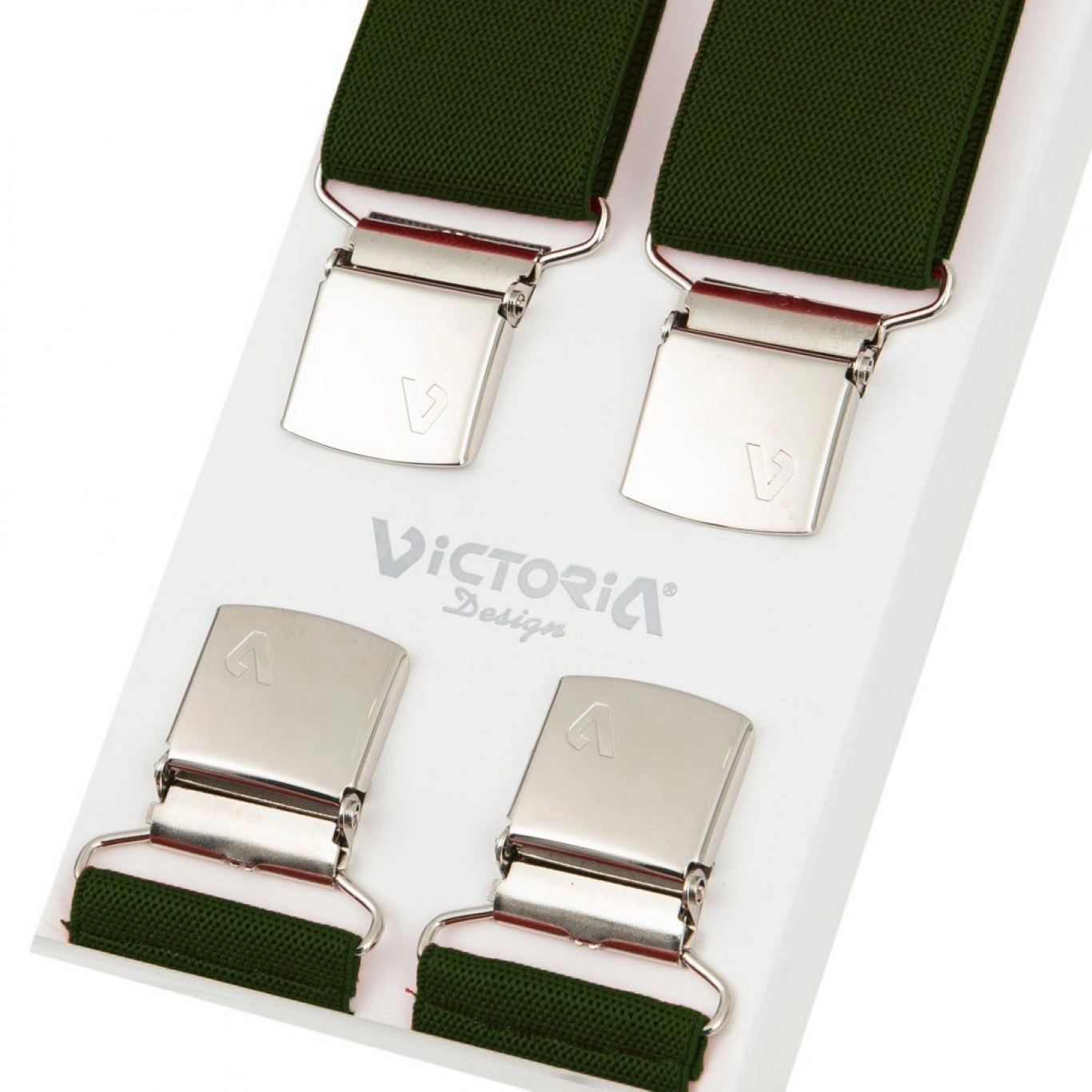 Τιράντες Unisex 36mm με 4 κλίπς Victoria Κυπαρισί Τιράντες Unisex 36mm με 4 κλίπς Victoria Κυπαρισί