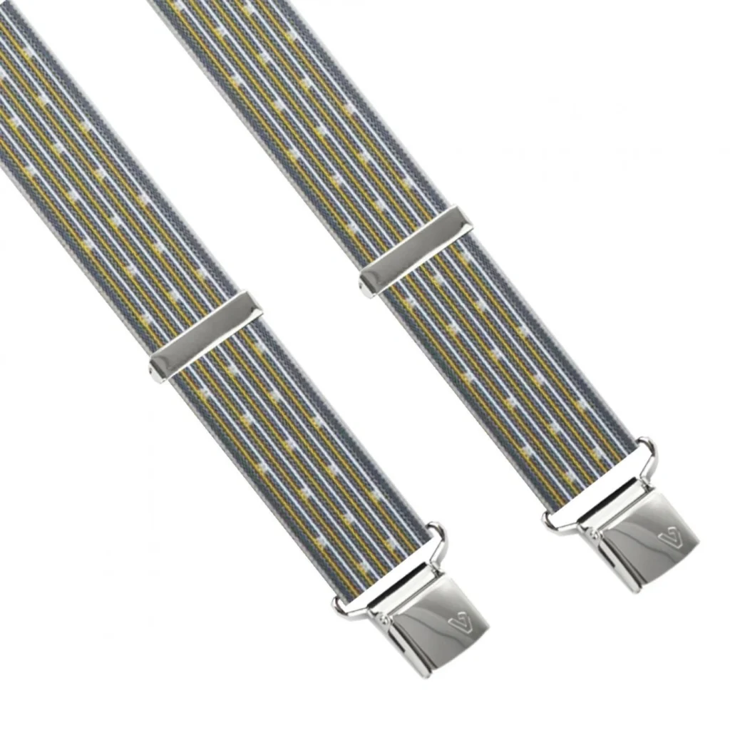 Τιράντες Unisex 36mm με 4 κλίπς Victoria Εμπριμέ 701B