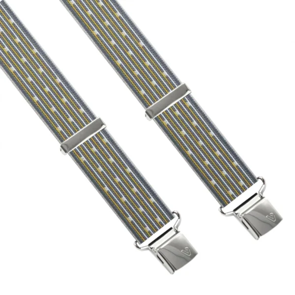 Τιράντες Unisex 36mm με 4 κλίπς Victoria Εμπριμέ 701B