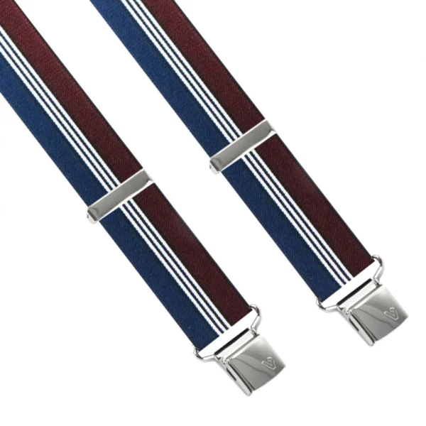 Τιράντες Unisex 36mm με 4 κλίπς Victoria Ριγέ 703A