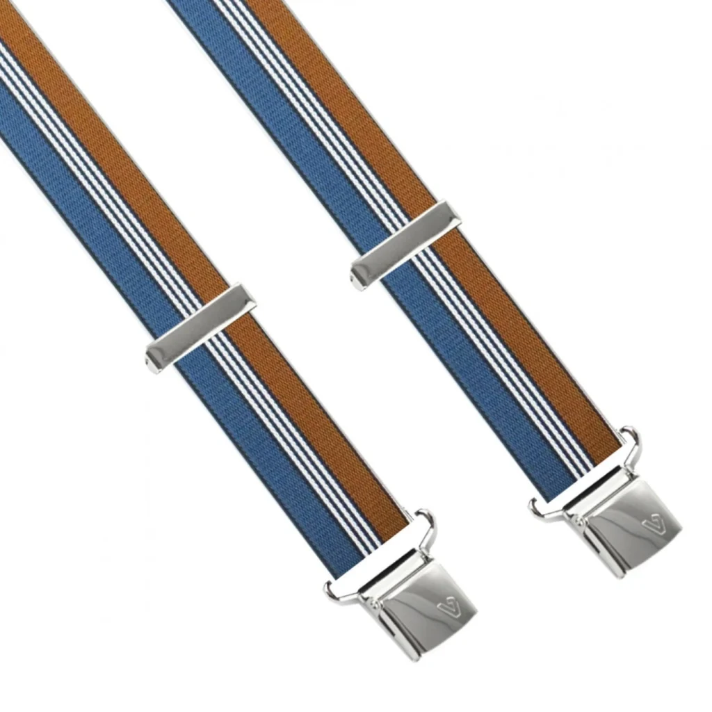 Τιράντες Unisex 36mm με 4 κλίπς Victoria Ριγέ 703F