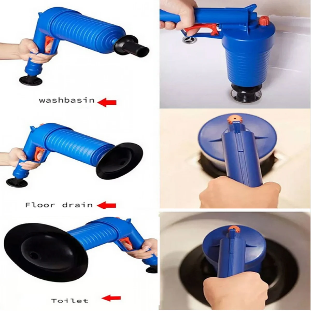 Συσκευή Απόφραξης Υψηλής Πίεσης για Αποχετεύσεις & Σωληνώσεις - Αποφρακτικό Πιστόλι Drain Blaster Professional