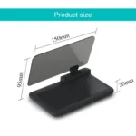 Βάση Κινητού με Οθόνη Αντανάκλασης - Καθρέπτη Αυτοκινήτου Αντιολισθητική HUD Head Up Display