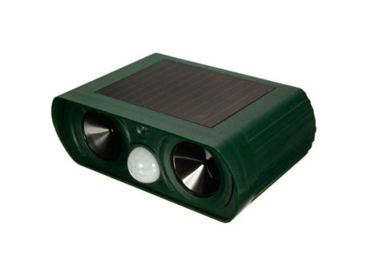 Ηλιακό Απωθητικό Υπερήχων Εξωτερικού Χώρου Για Τρωκτικά, Σκυλιά, Γάτες - Solar Ultrasonic Animal Repeller