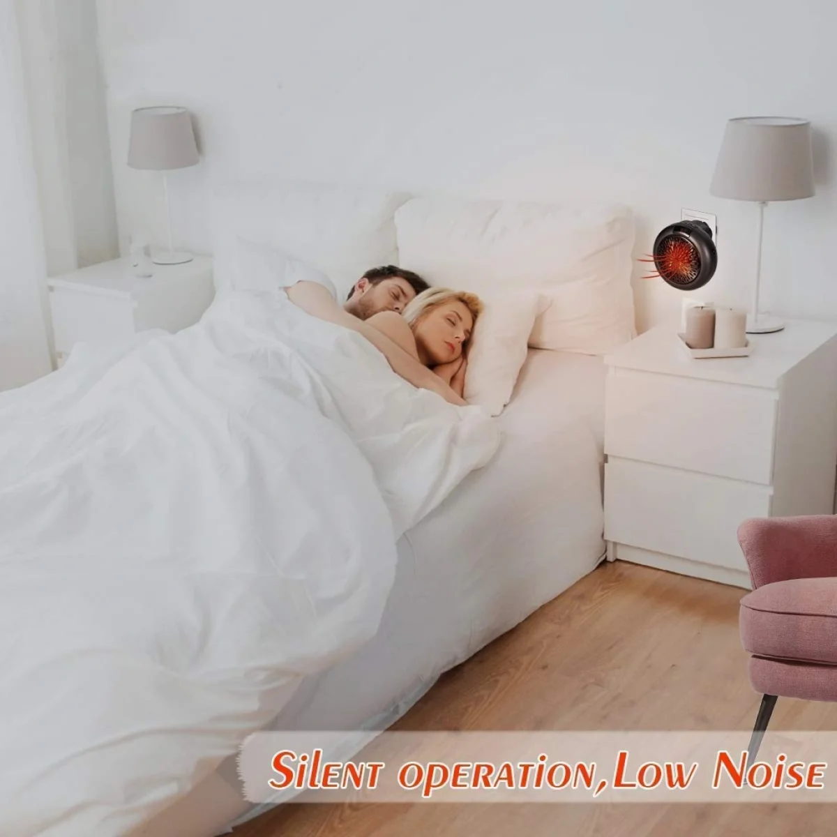 Mini Φορητή Σόμπα Αερόθερμο 900w Πρίζας Με Ρυθμιζόμενο Ψηφιακό Θερμοστάτη Portable Wonder Heater