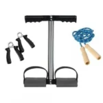 Σετ Οργάνων Γυμναστικής Μυικών Ασκήσεων 3 σε 1 Όργανο Έλξεων, Σκοινάκι και Ταναλάκι Χεριών.