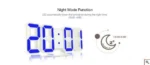 Ψηφιακό Ρολόι & Ξυπνητήρι LED - Fashion Clock - Επιτραπέζιο & Επιτοίχιο
