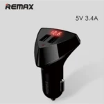 Φορτιστής Αυτοκινήτου 2x USB 3.4A REMAX με Ένδειξη LED Μπαταρίας