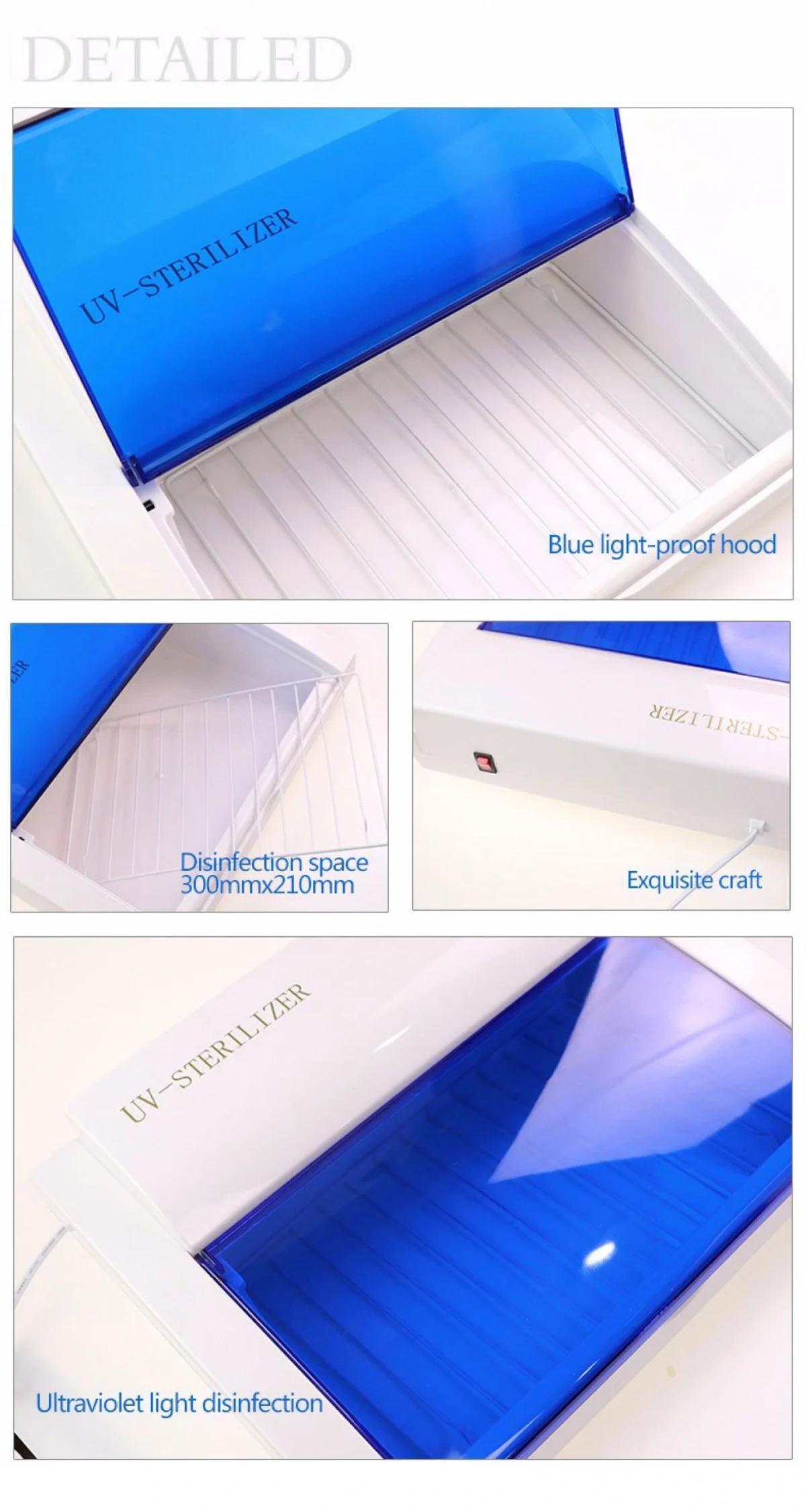 UV Επαγγελματικός Κλίβανος Αποστείρωσης - Αποστειρωτής Εργαλείων, Κινητού, Αντικειμένων, Υφασμάτων 8W